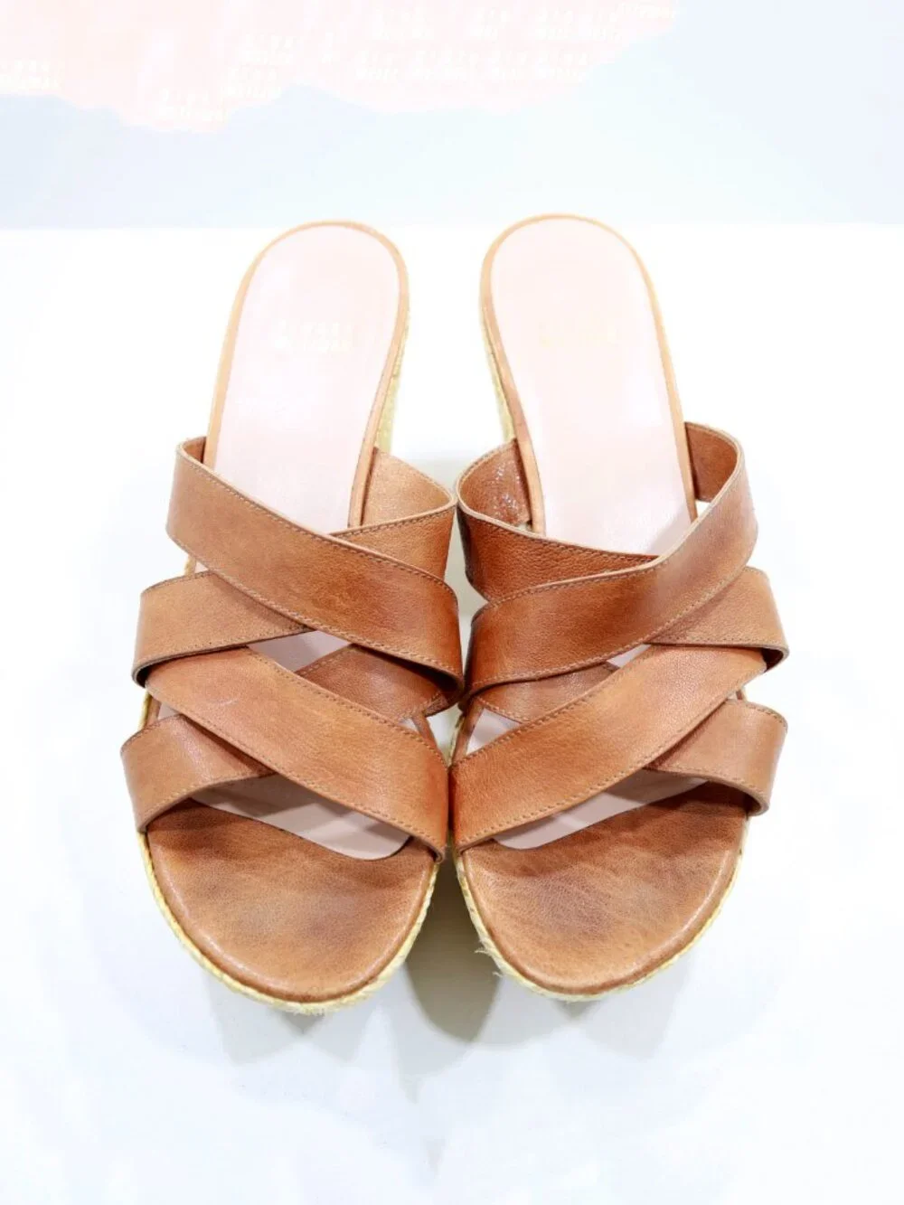 Stewart Weitzman Brown Leather Strappy 4